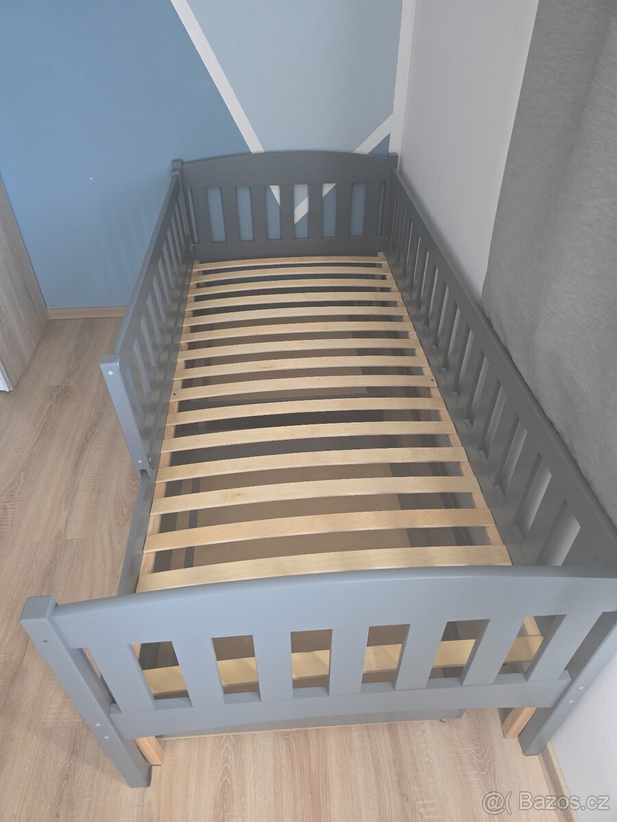 Dětská postel 90x200, barva Grafit - 2