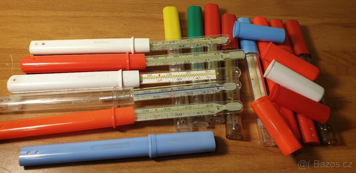 RTUŤOVÉ TEPLOMĚRY LÉKAŘSKÉ EXATHERM RETRO - 2