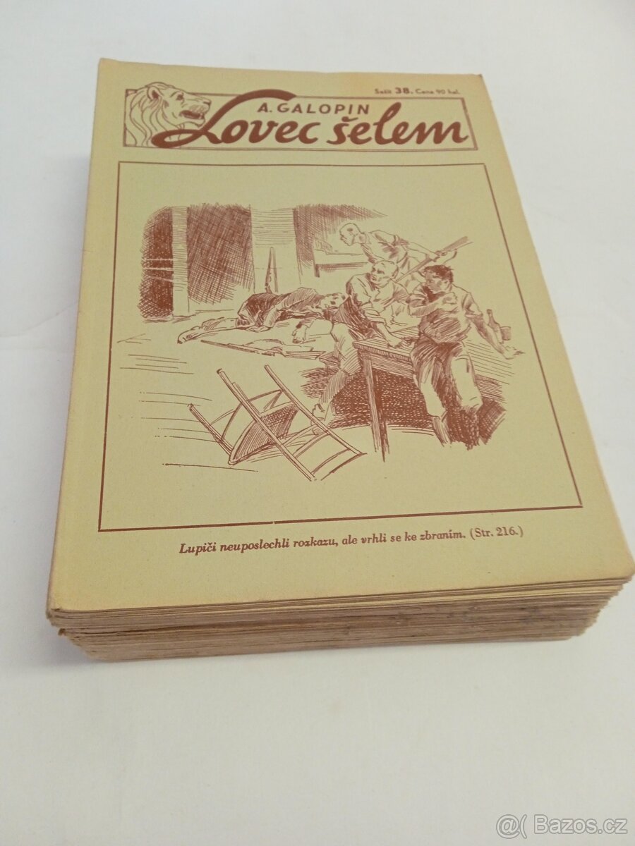 Lovec šelem 1939, knihy, hledané 36 ks - 2