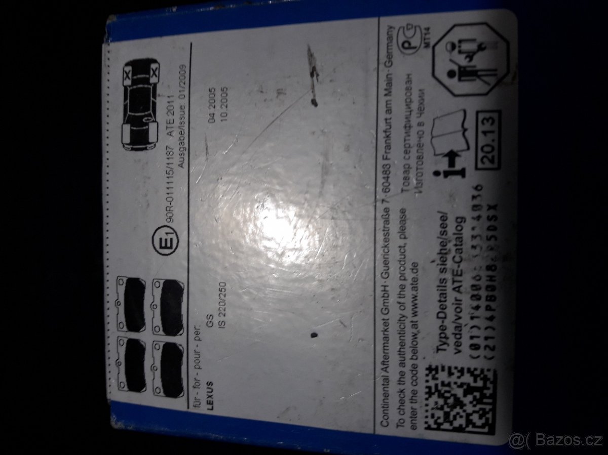 Zadní destičky na Luxus GS - 2