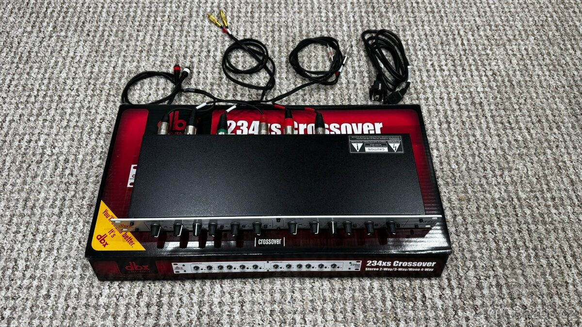 Crossover DBX234X aktivní profesionální vyhybka - 2