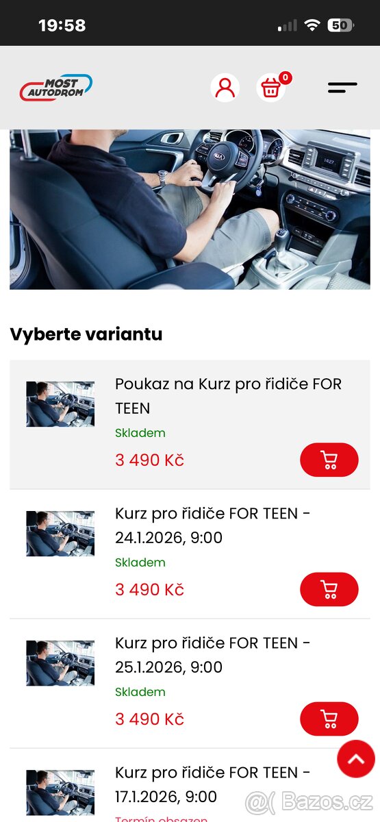 Kurz bezpečné jízdy pro nováčky - 2