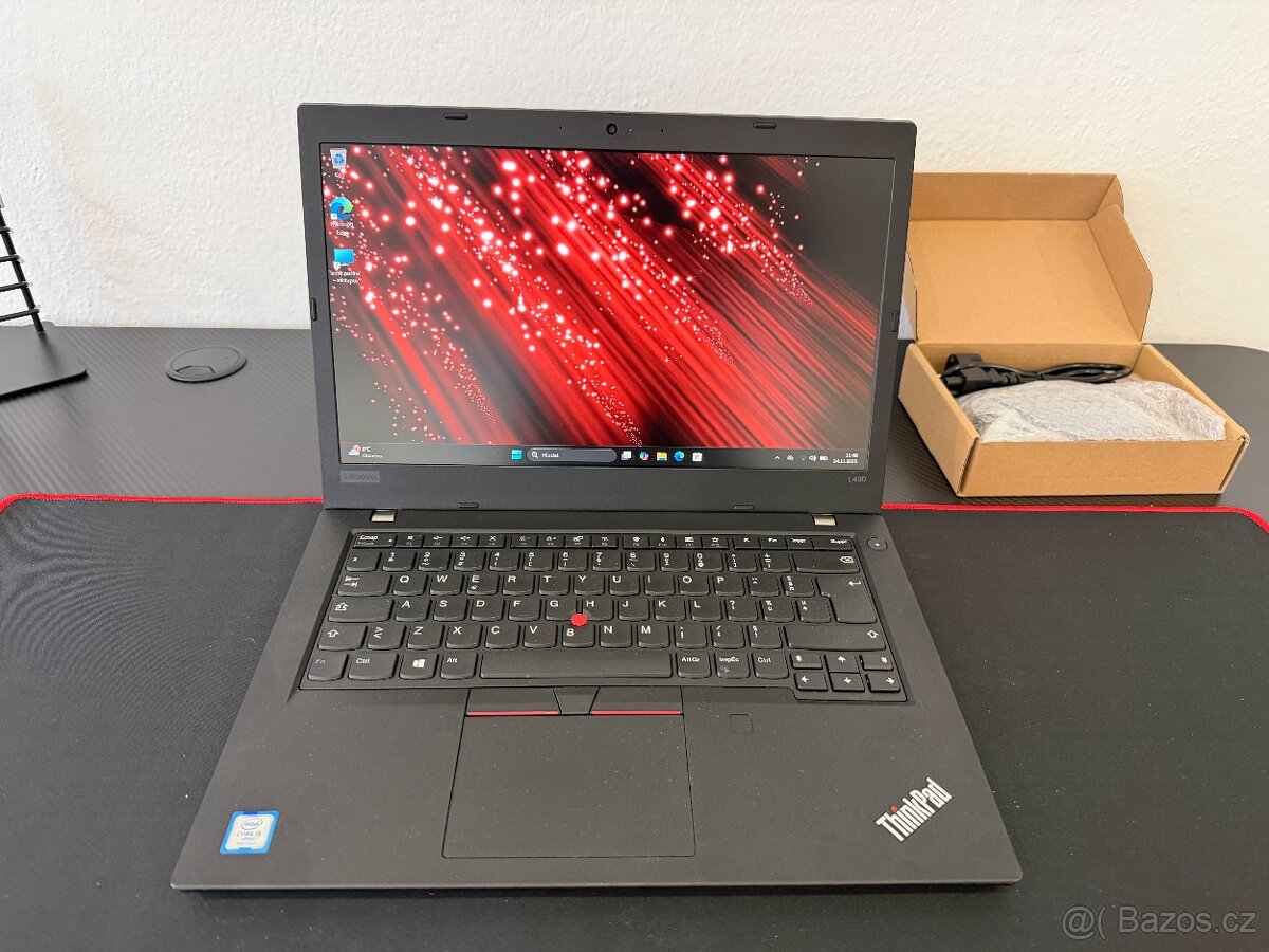 Dotykové Lenovo ThinkPad L490 - Core i5-8365U / Win 11 - 2