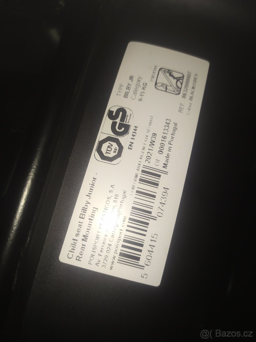 Dětská sedačka POLISPORT Bilby Junior přední - 2