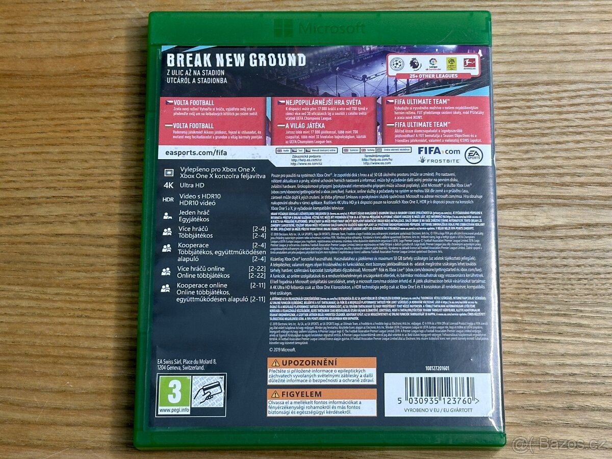 FIFA 2020 20 pro Xbox One i Series X - krabicová verze - 2