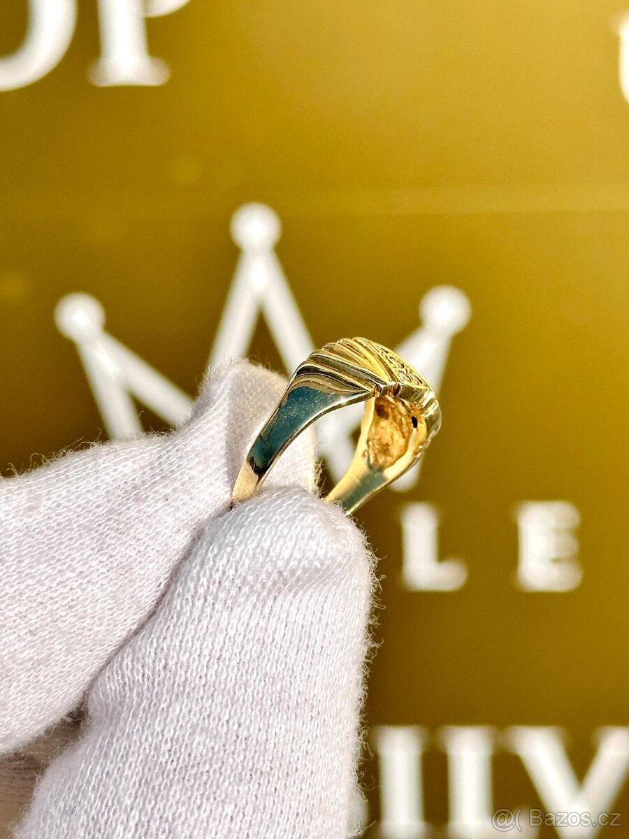 Zlatý prsten 4,77g - 2