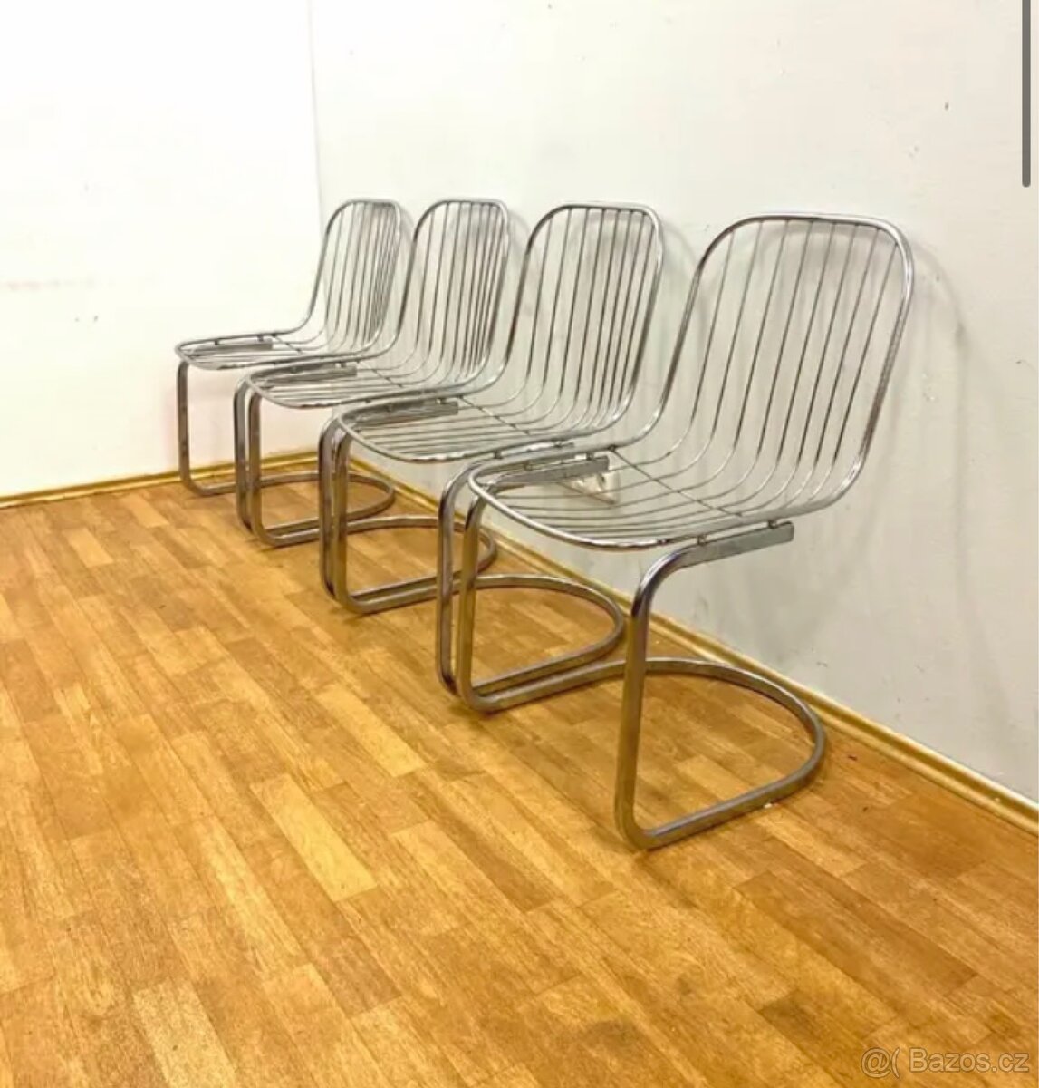 Retro židle 70. léta chrom - 2