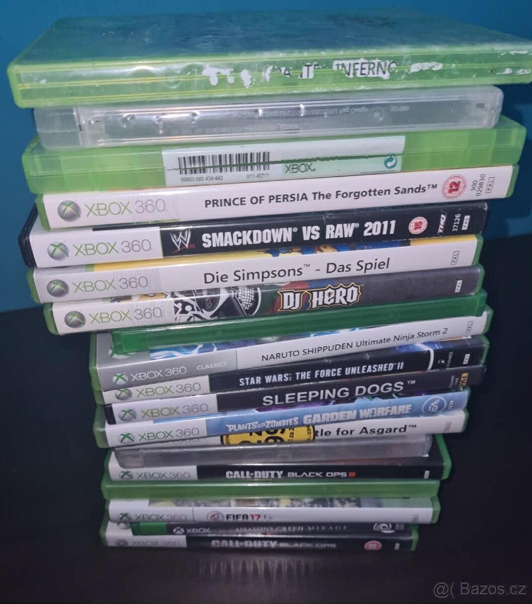 Xbox 360 slim, 80 her na CD. - 2