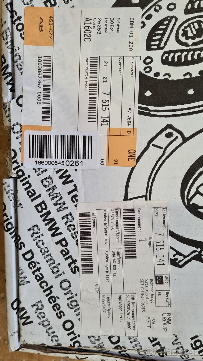 Bmw spojka original 21217515141 - 2