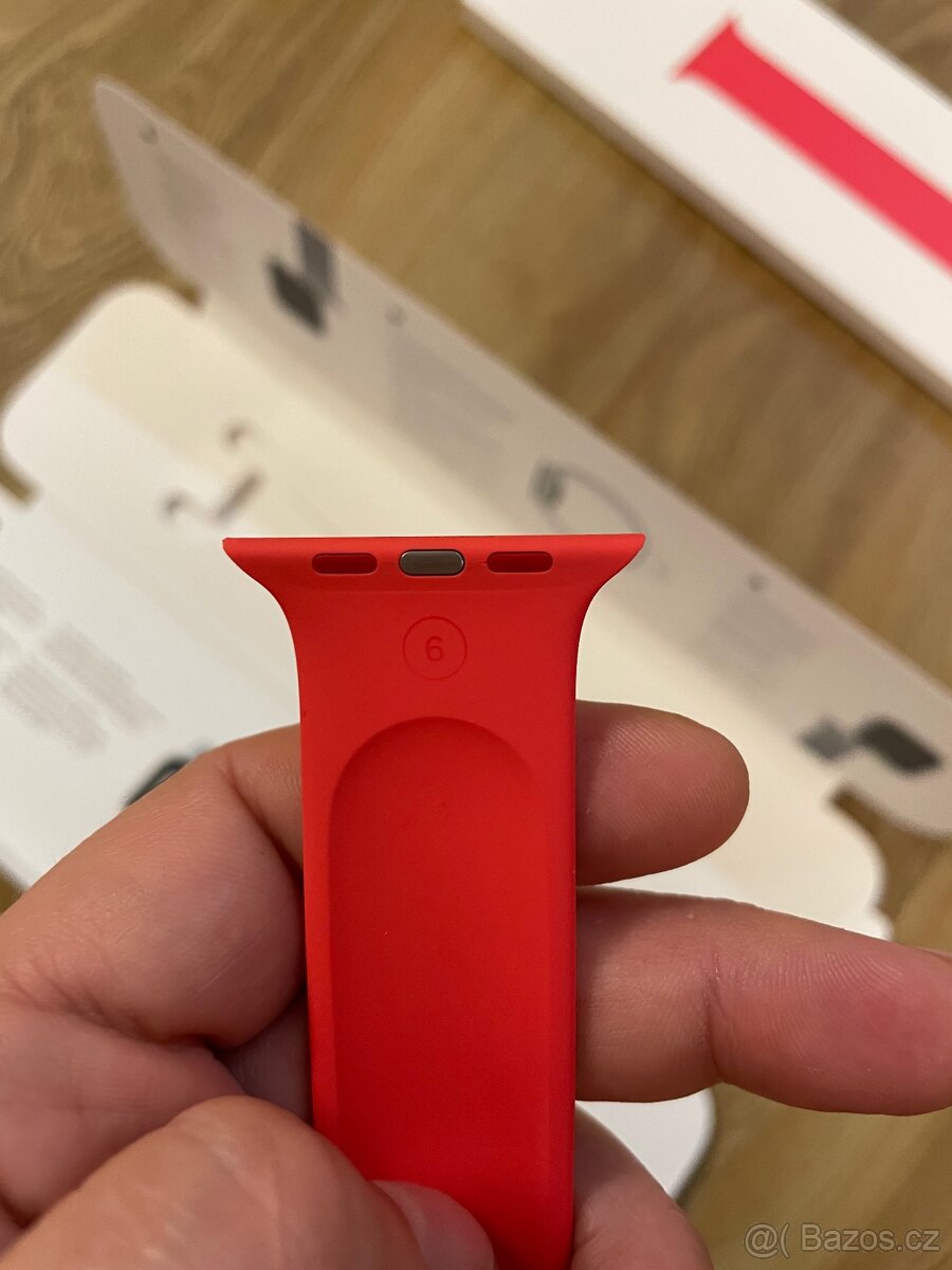 Apple watch sportovni reminek cerveny - 2