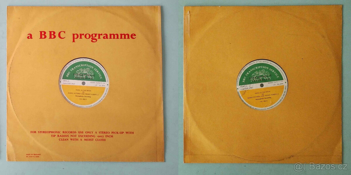 LP desky Velká Británie, 12ks - 2