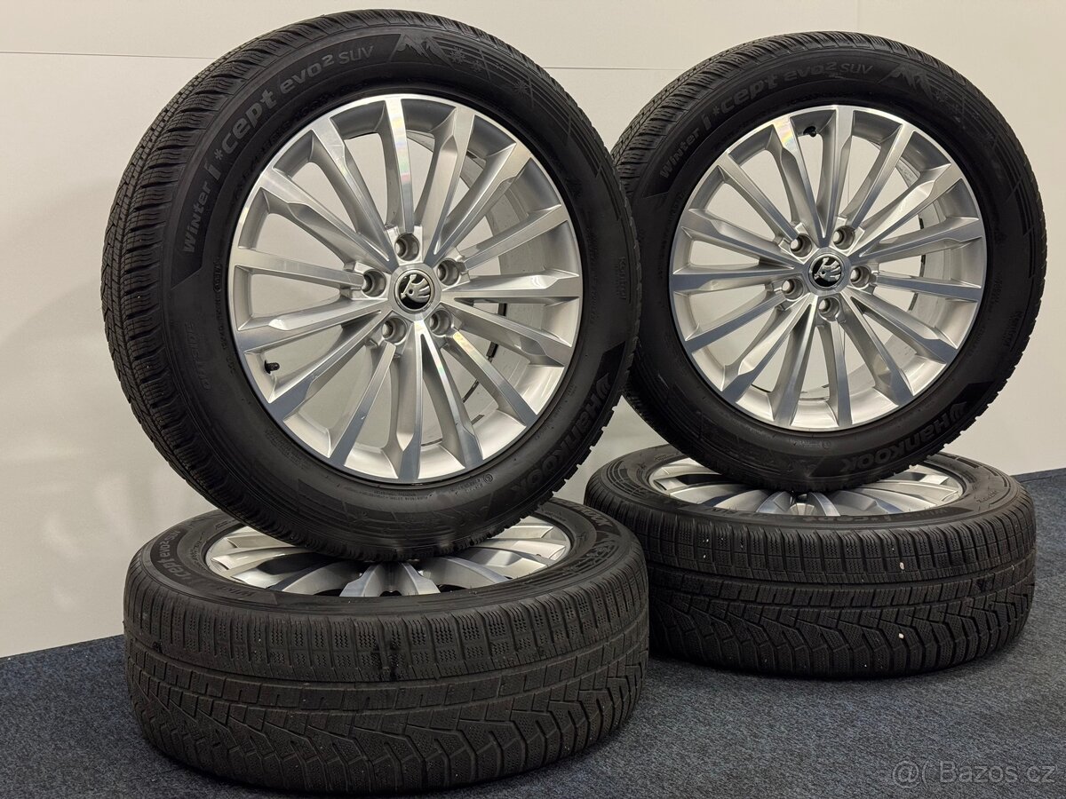 235/55 R18 zimní , originální sada Trinity Škoda Kodiaq - 2