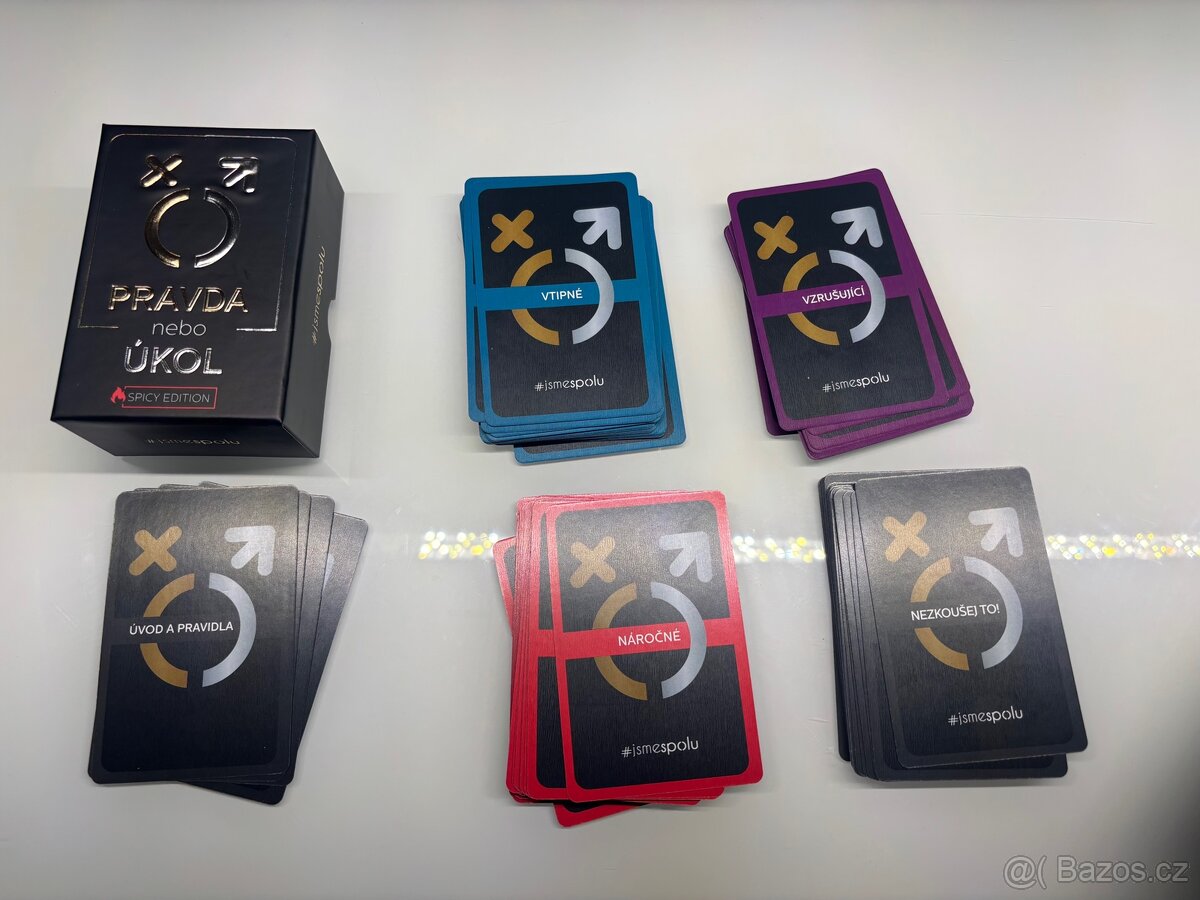 Karetní hra Pravda nebo Úkol Spicy edition - 2