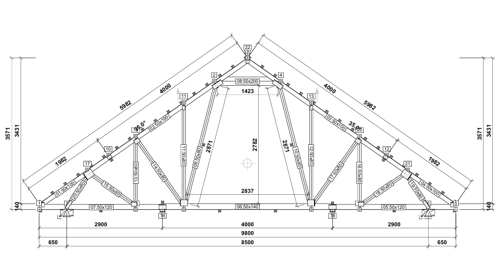 příhradové vazníky NOVÉ - 2