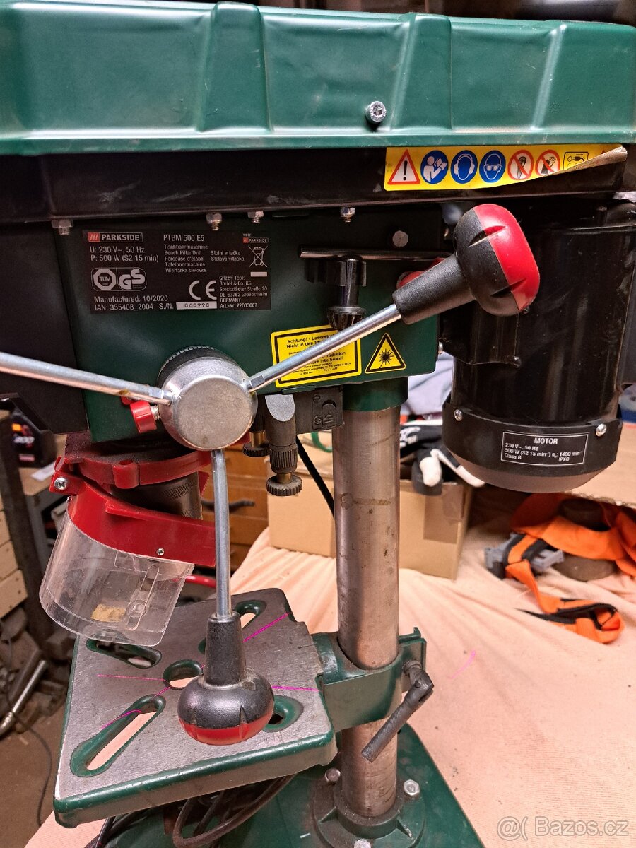 Stolnít vrtačka parkside ptbm 500 e5 - 2