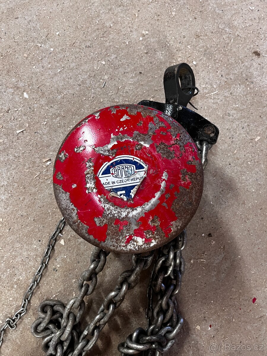 Kladkostroj řetězový Brano 5 t - 2