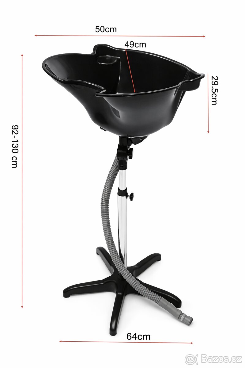 Přenosná kadeřnická mycí mísa - 2