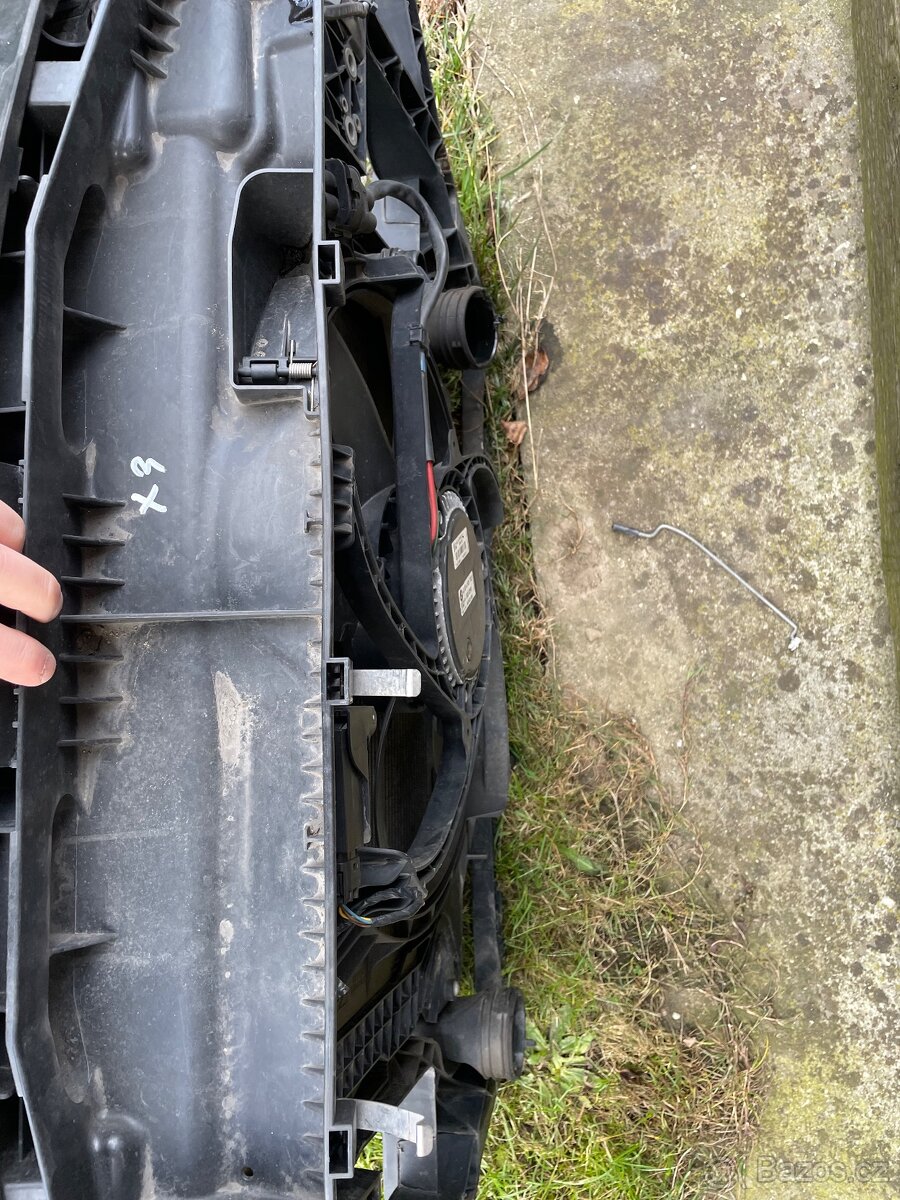 BMW x3 e83 kompletní stěna chladiče - 2