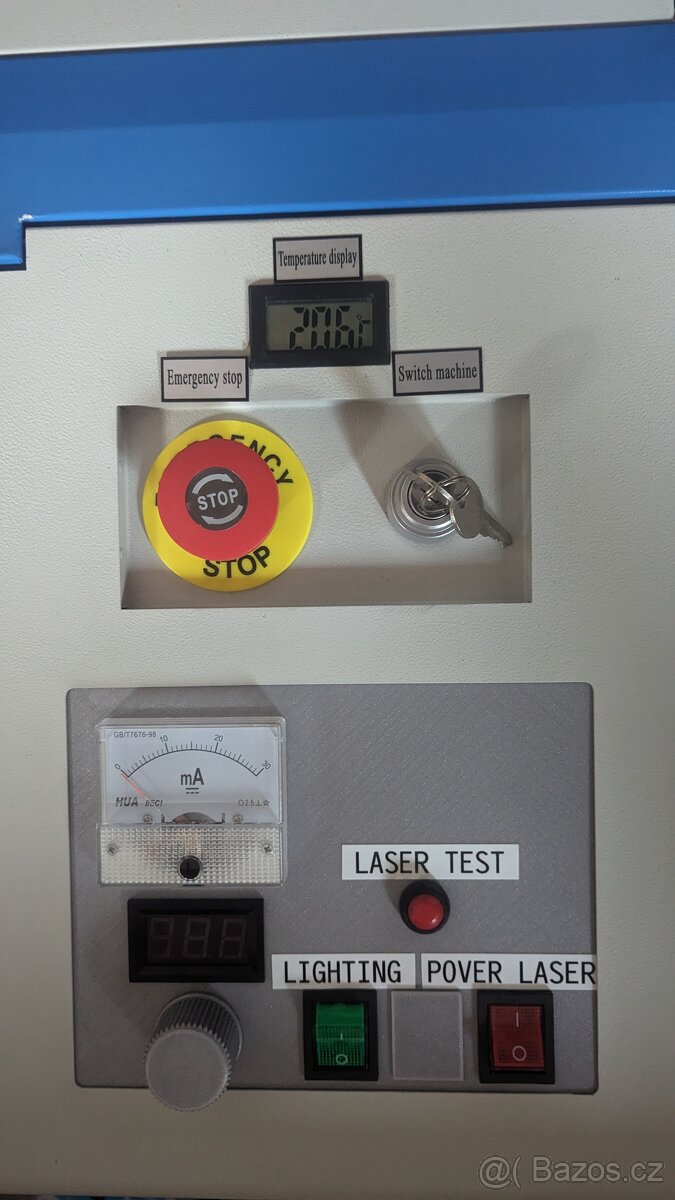 NOVÝ A VYLEPŠENÝ CO2 laser 40W - 2