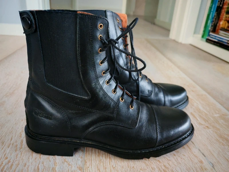 Jezdecká celokožená perka Cassini Sangria - 2