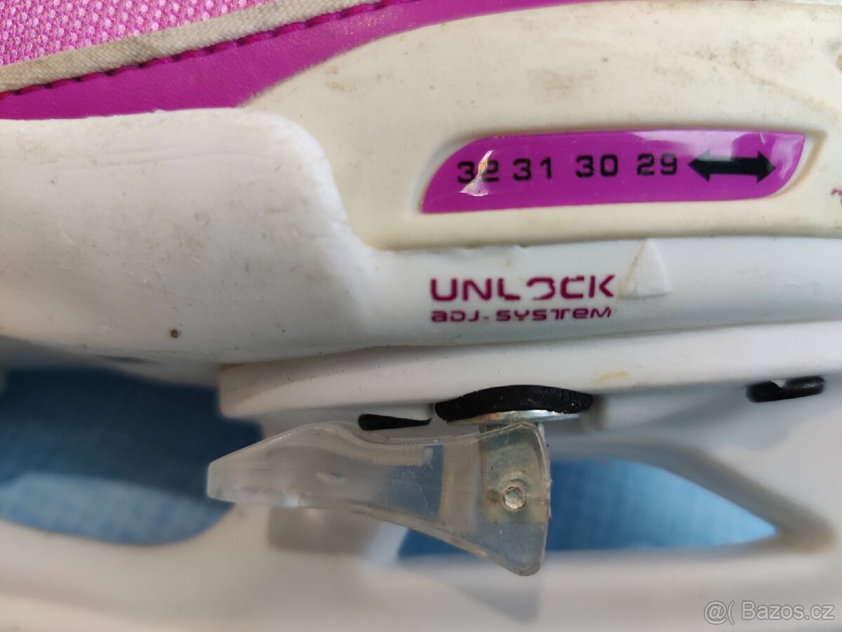 Dětské brusle rostoucí 29-32 posuvné - 2