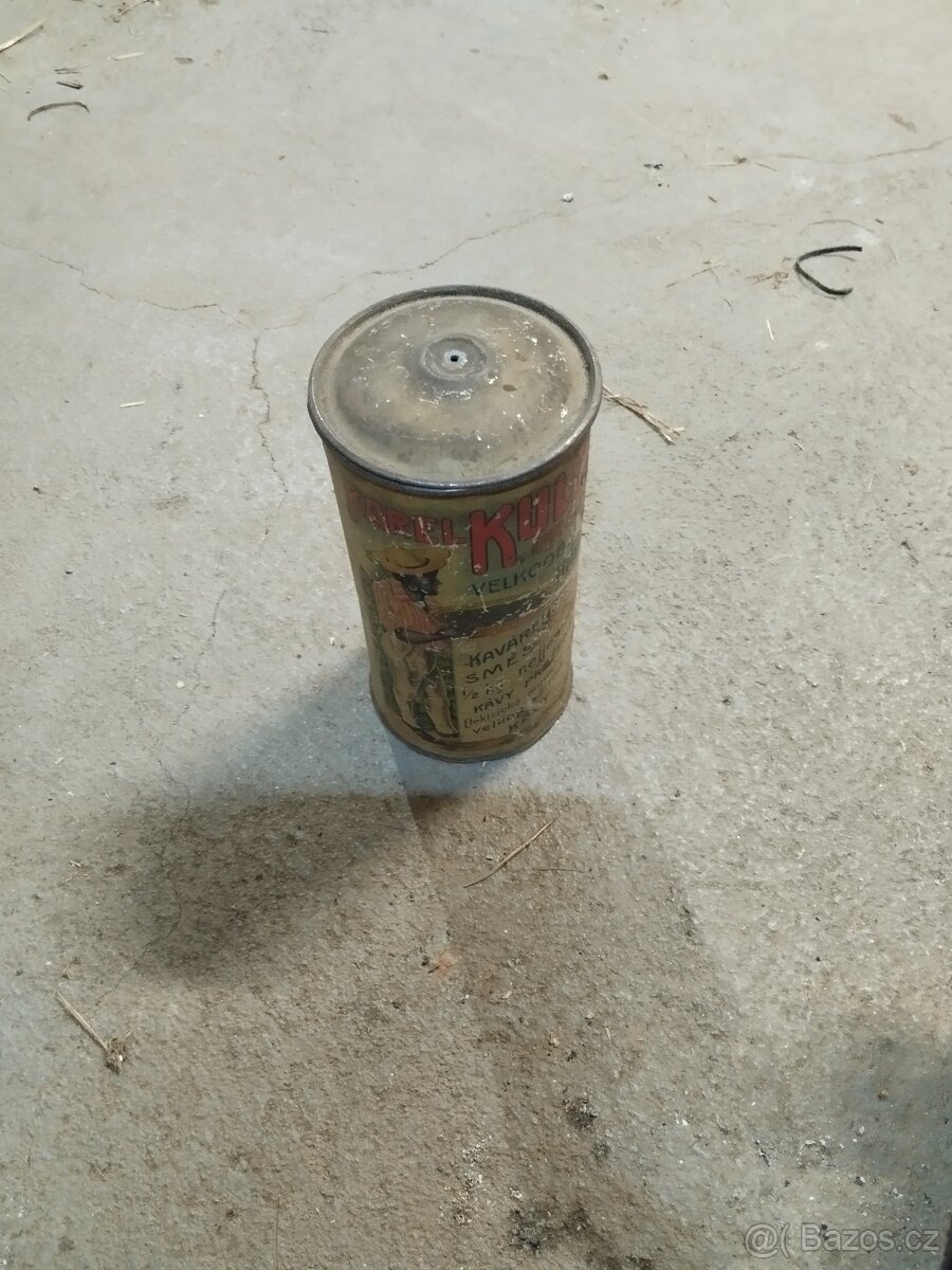 Plechovka na kávu - 2