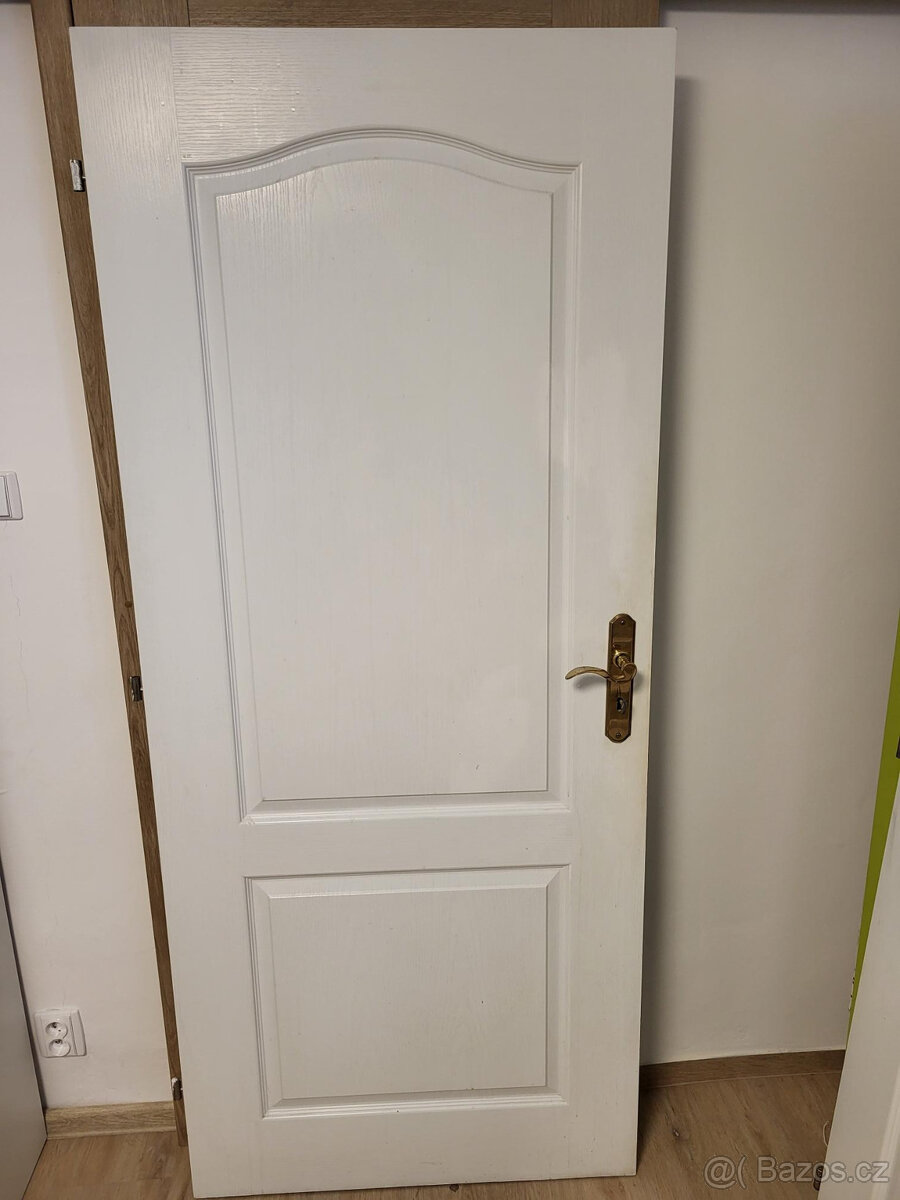 Bílé interiérové dveře 80L a 70L - 2