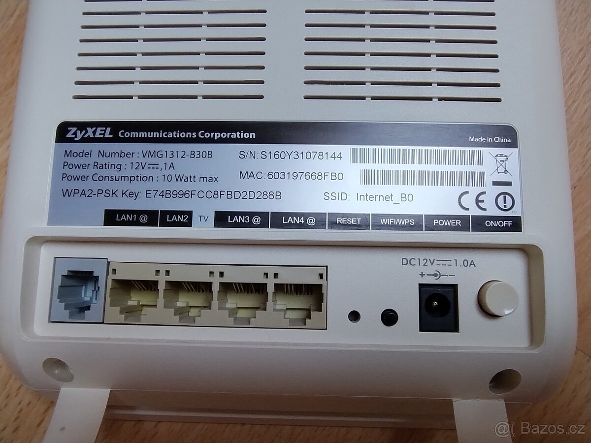 WiFi router Zyxel - 2
