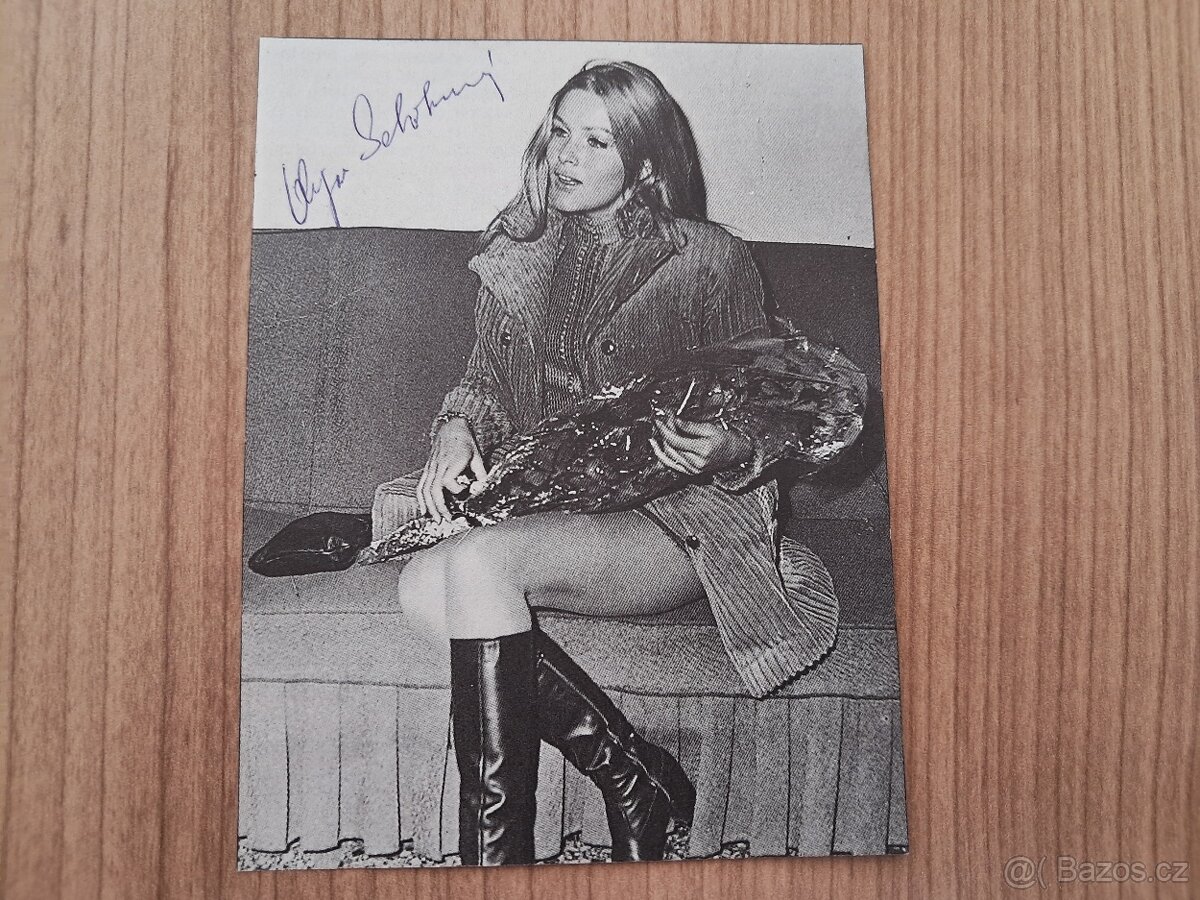 AUTOGRAM OLGA SCHOBEROVÁ - 2
