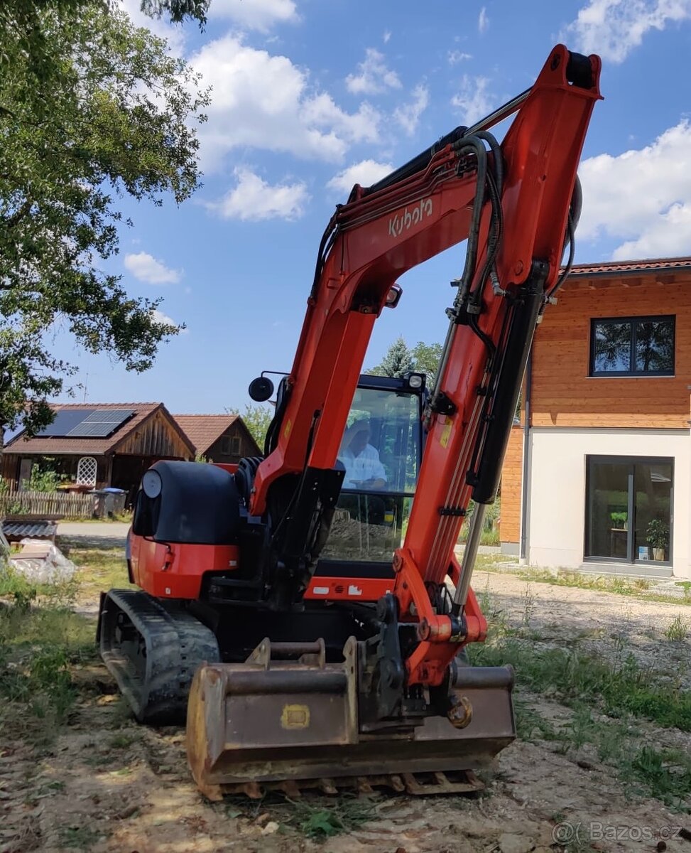 Pásový minibagr KUBOTA KX 080-4.2 - 2