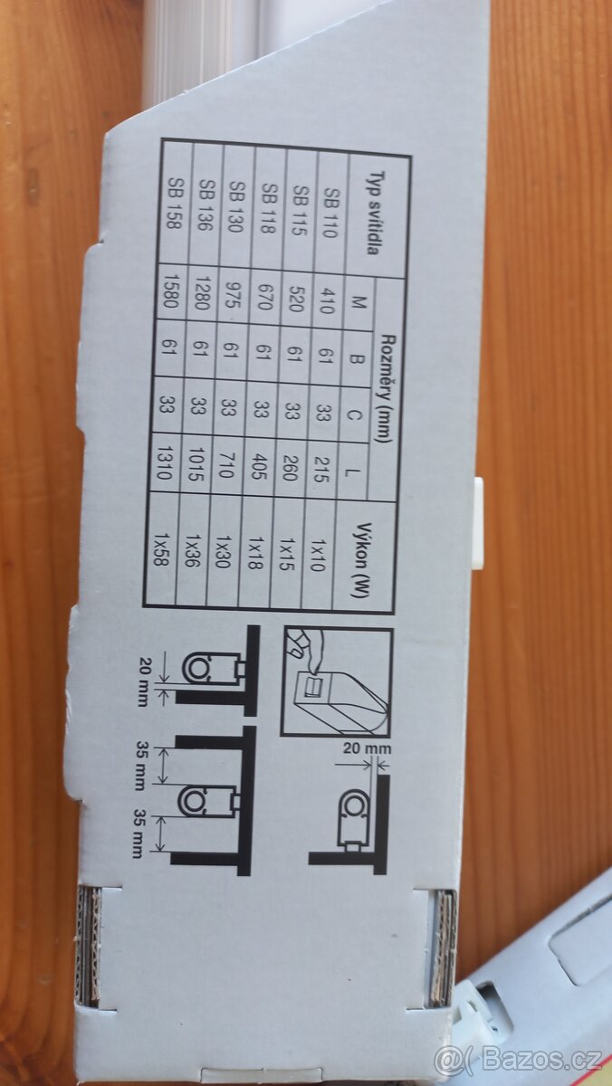 Zářivka Trevos SB 110E bílá - 2