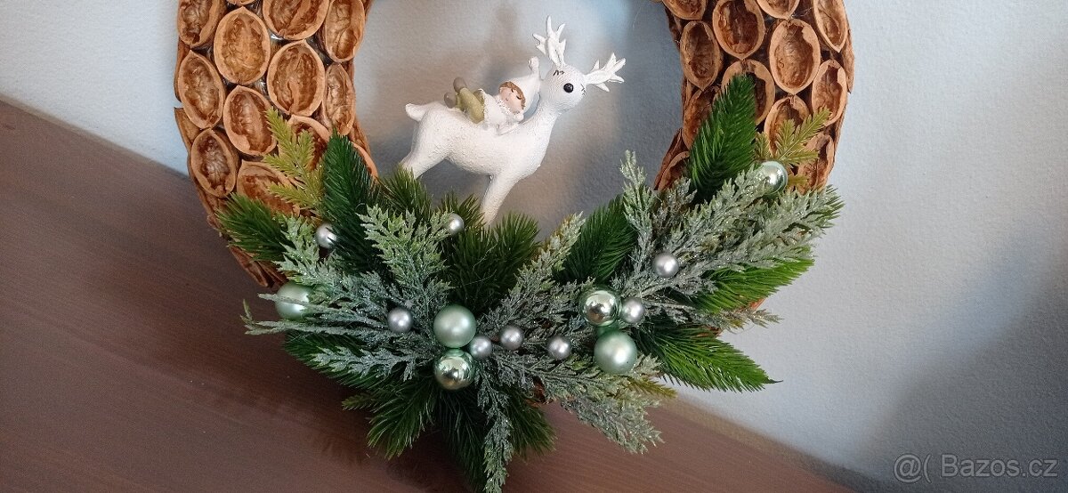 Vánoční věnec na dveře - 2