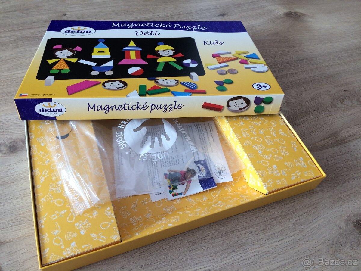 Detoa - drevené magnetické puzzle - 2