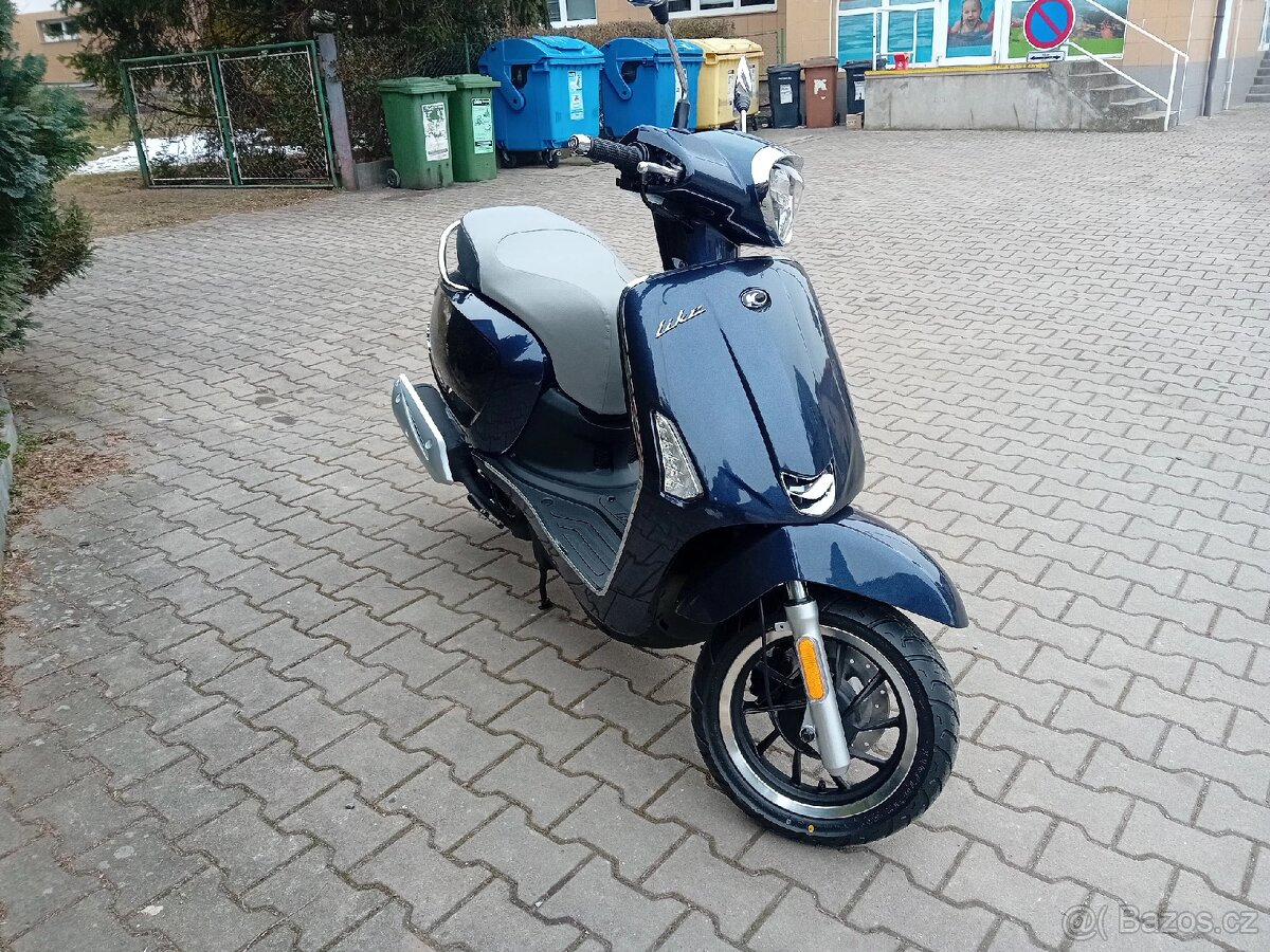 Kymco Like 125i CBS cena s kufrem akce - 2