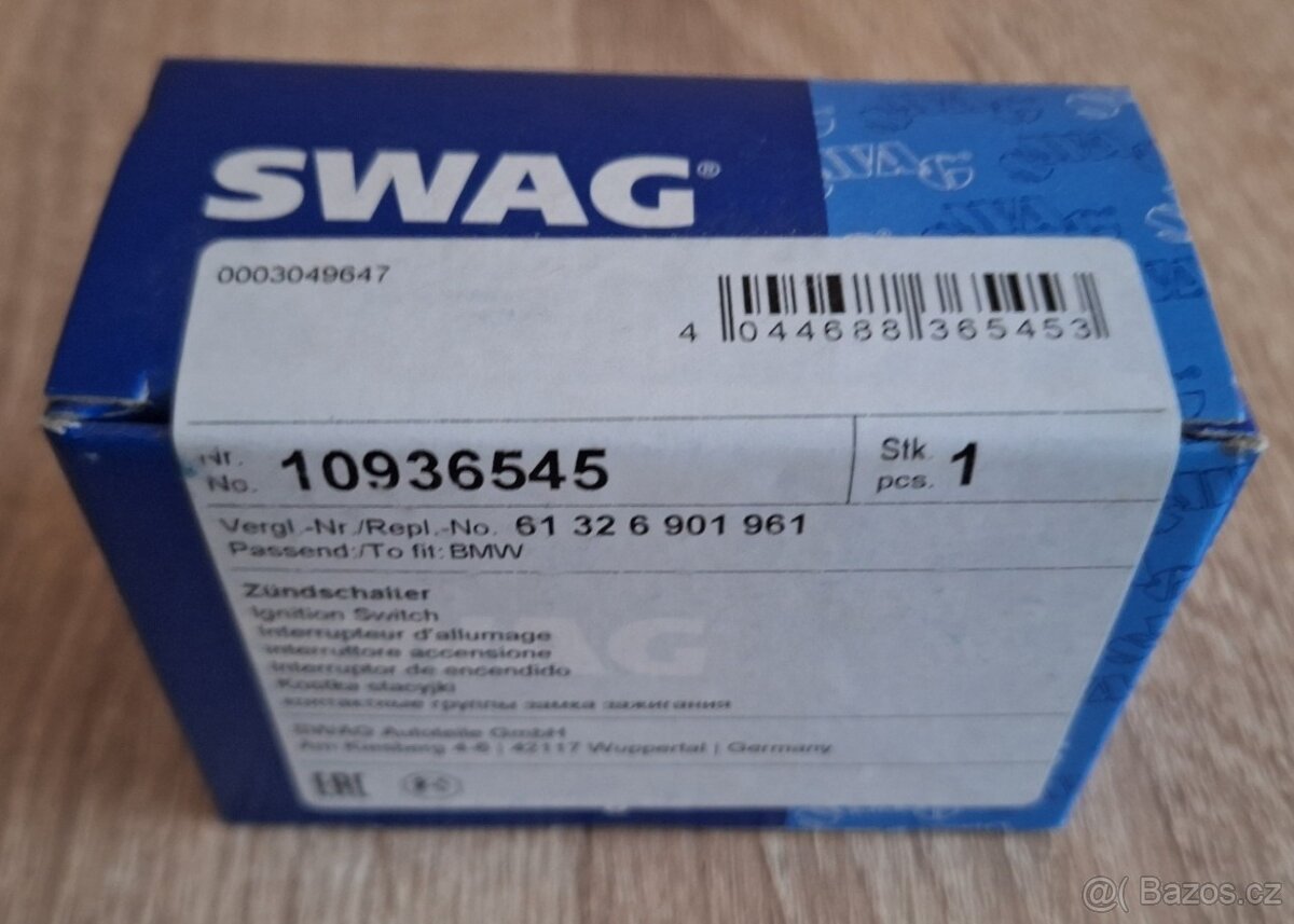 spínač startéru zapalování SWAG pro BMW - 2