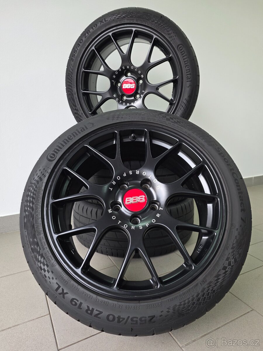 BBS Ch II 5x120 Letní Conti. 255/40/19 - Zánovní - 2