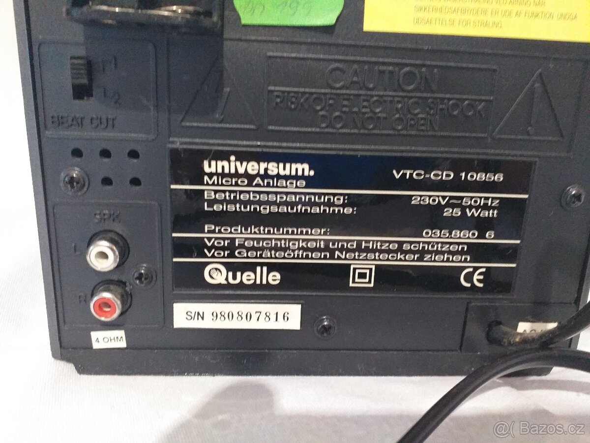 Věž universum +reprobedny - 2