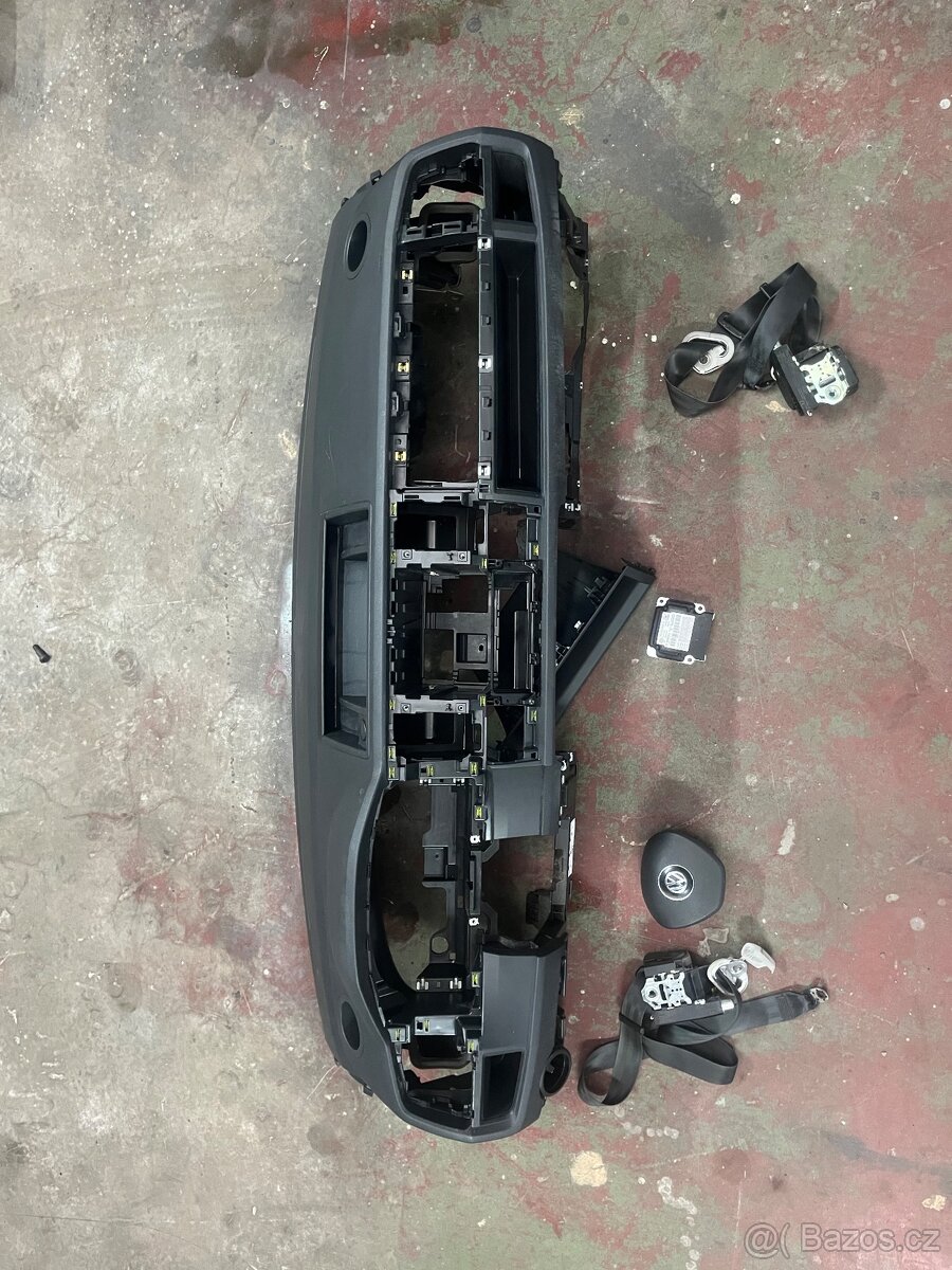 Transporter T6 T5 airbagová sada, palubní deska - 2