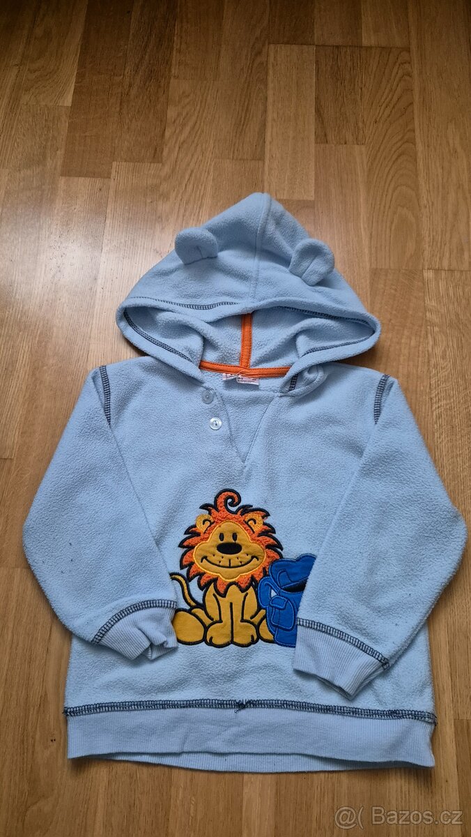 Teplá fleecová souprava, vel. 86 - 2