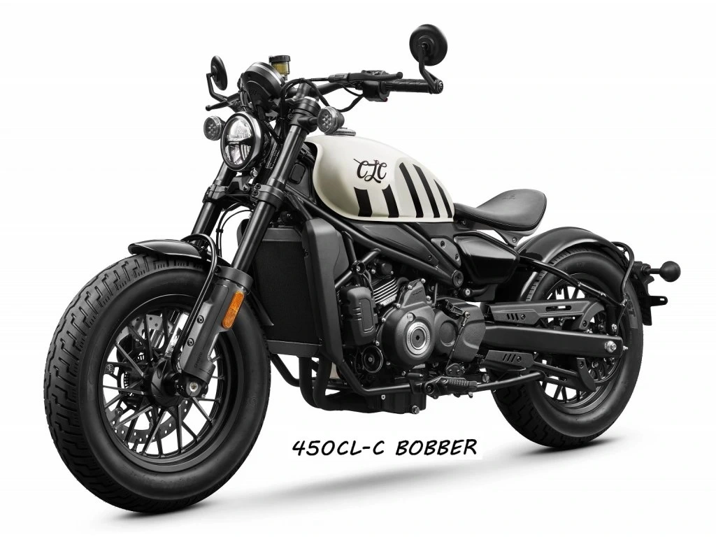 CFMOTO 450CL-C Bobber - černá/bílá - 2