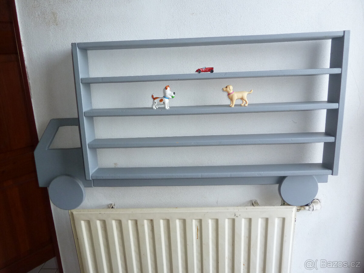 Polička na angličáky,autíčka i jiné figurky - 2