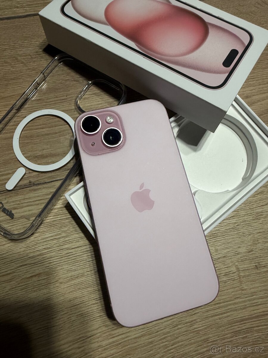 Apple Iphone15 128gb růžový - 2