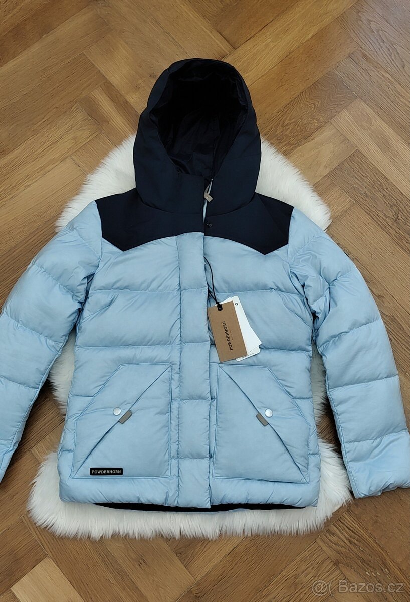 Péřová bunda POWDERHORN. Velikost M. - 2