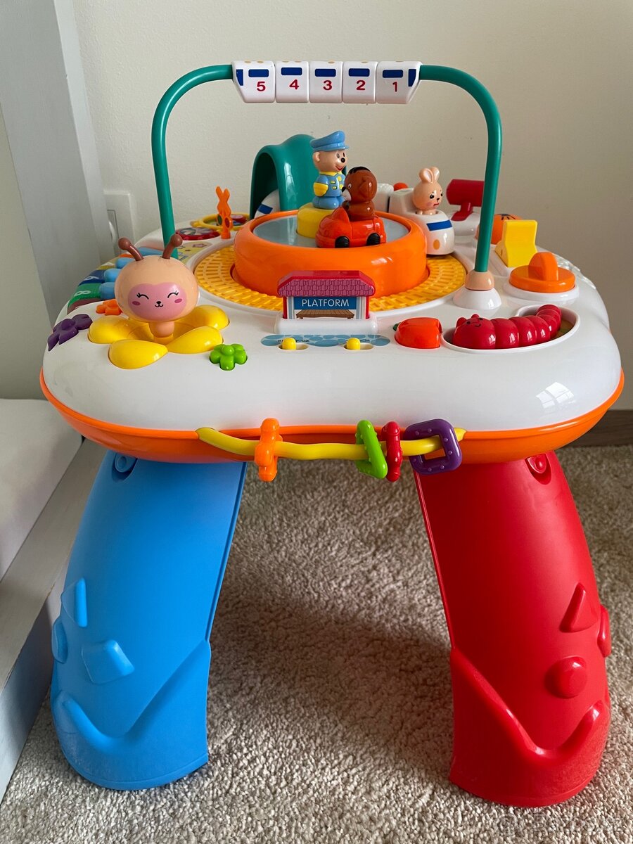 Interaktivní stoleček s hudbou - železnice - 2