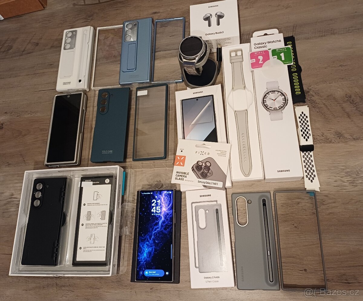 Samsung z fold 6 512gb +příslušenství. - 2