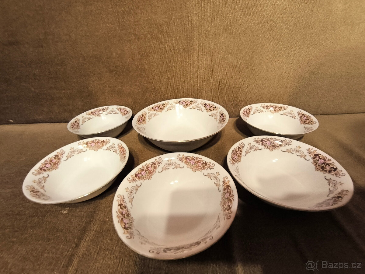 Mísa – červenohnědý dekor - 2