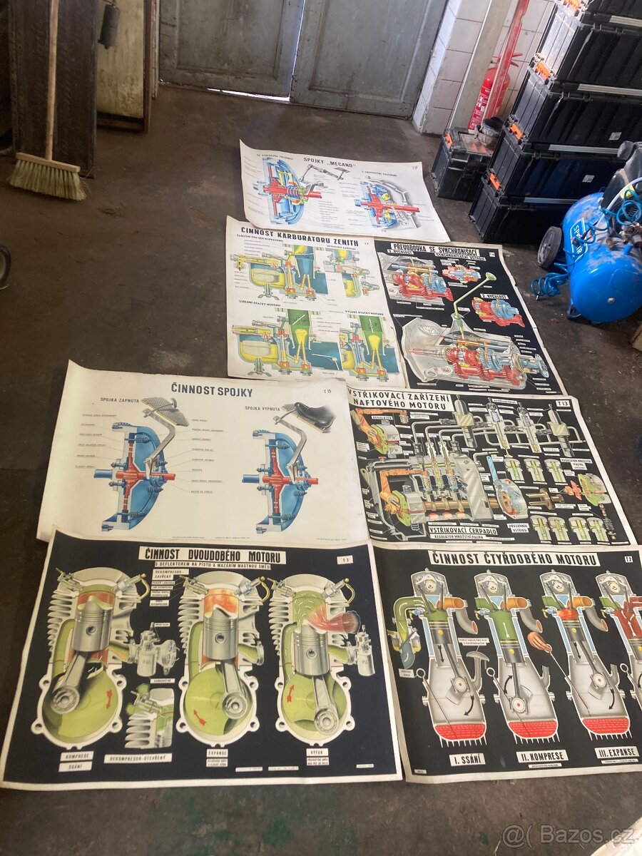 Plakáty staré autoškoly - 2