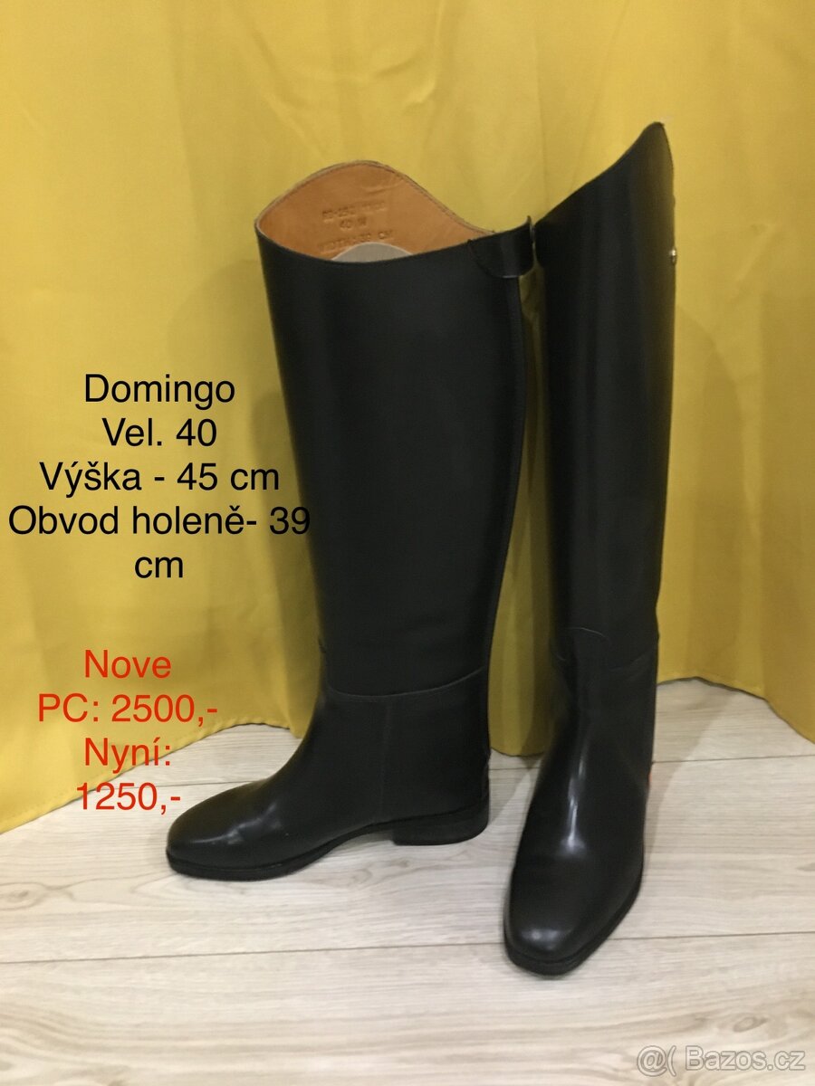 Vysoké jezdecké boty vel. 40 - 2