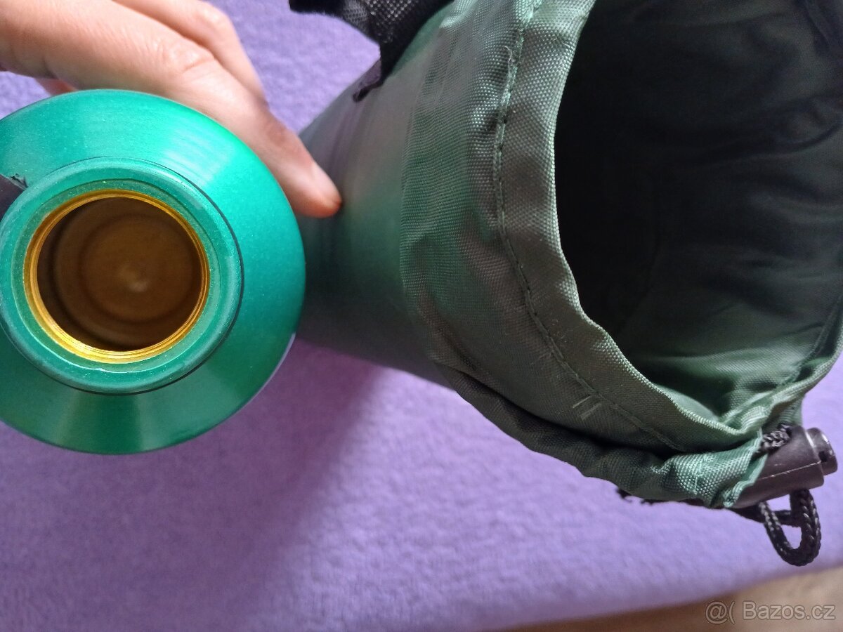 NOVÁ kovová termo láhev + vyztužený termo obal - 2