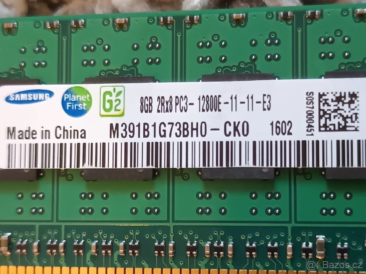 prodám 2x8GB= 16GB ram - 2